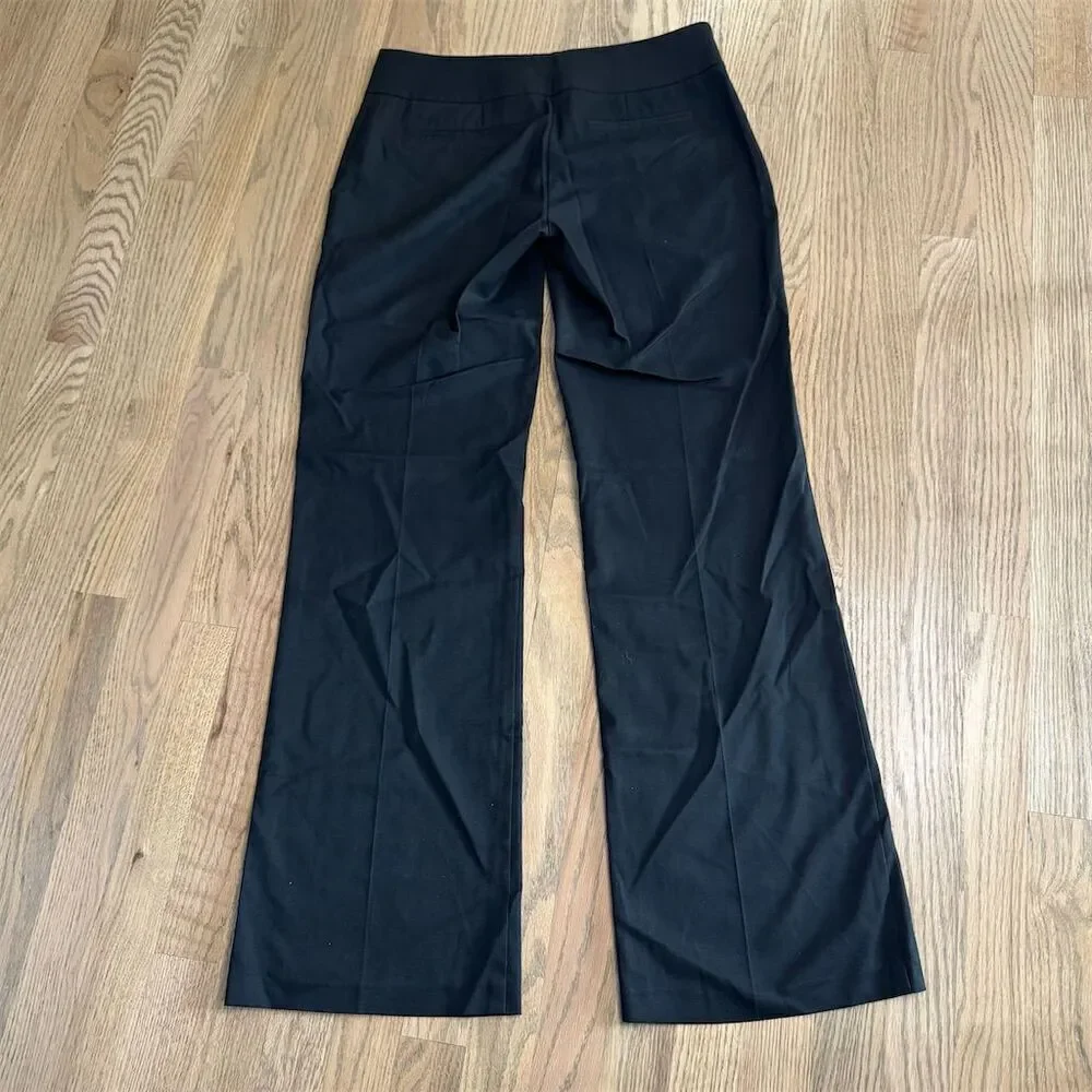 Bebe Black Bootcut Dress Pants Women's Size 6 Business Mid-Rise